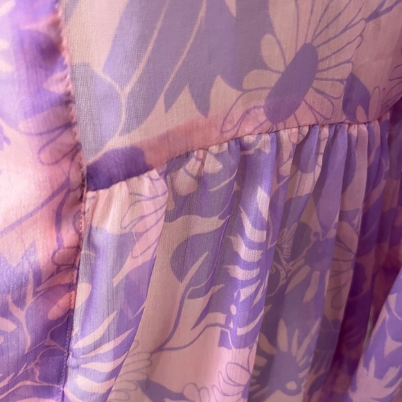 Lavender Floral Kimono - Picture 6 of 7